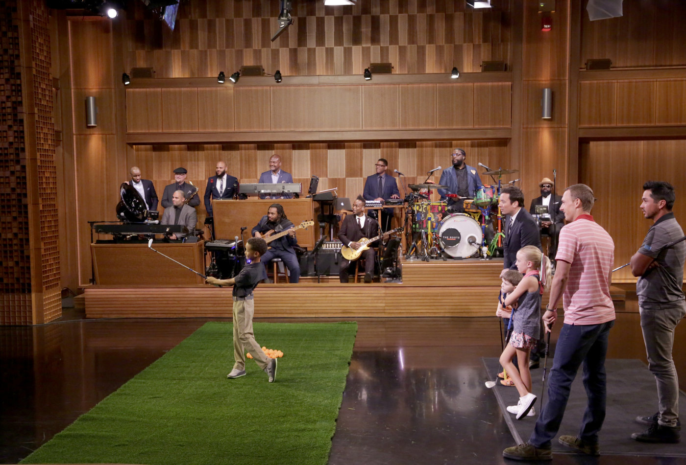 Jordan Jason Day Battle Junior Golfers On The Tonight Show