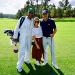 Michael, Annie and Joran at the Masters