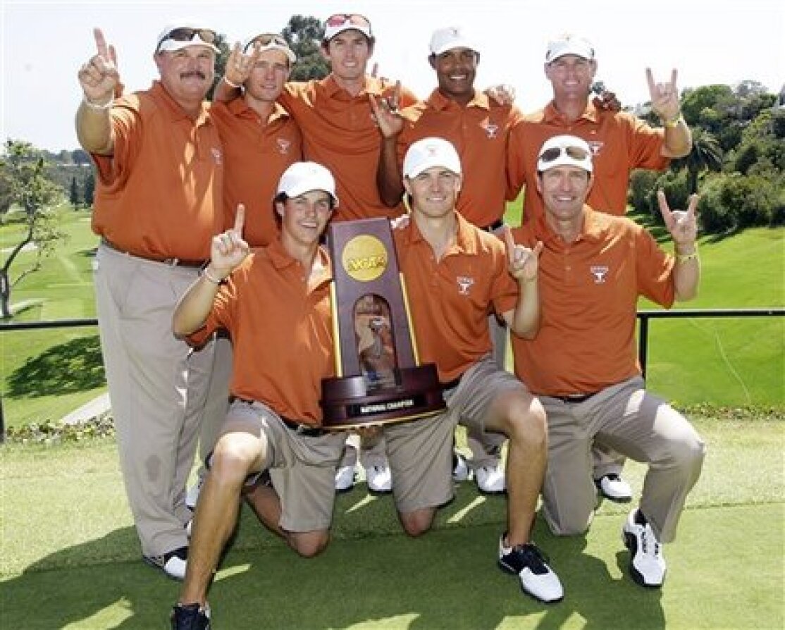 Jordan Spieth on the Texas Longhorn Golf Team