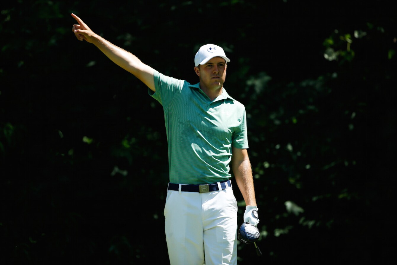 Jordan Spieth during the final round of the 2014 John Deere Classic.