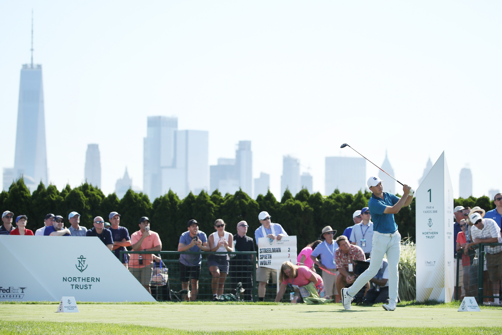 2019 Northern Trust Championship: Round 2 - Tee Box on No. 1